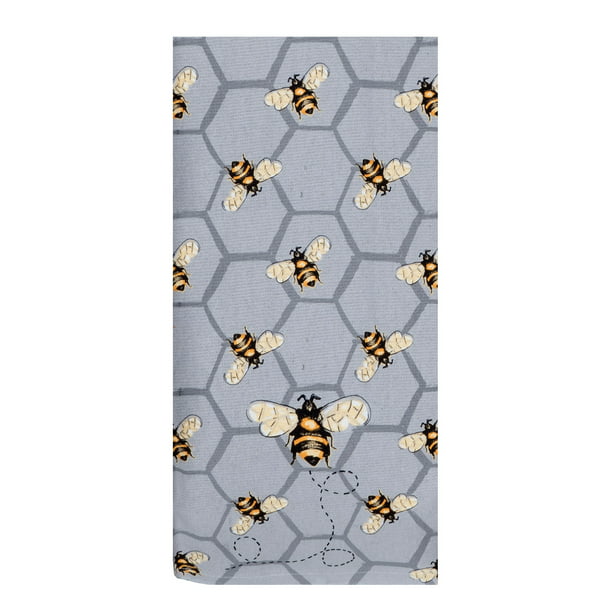 by Kay Dee BEE HAPPY Honeybee Beehive Kitchen Tea Towel & Potholder Set